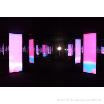 Indoor Full Color Led Display For Advertising , P7.62 Flexible Led Curtain Screen 1300nits
